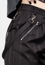 Mosh Strap Detail Trousers