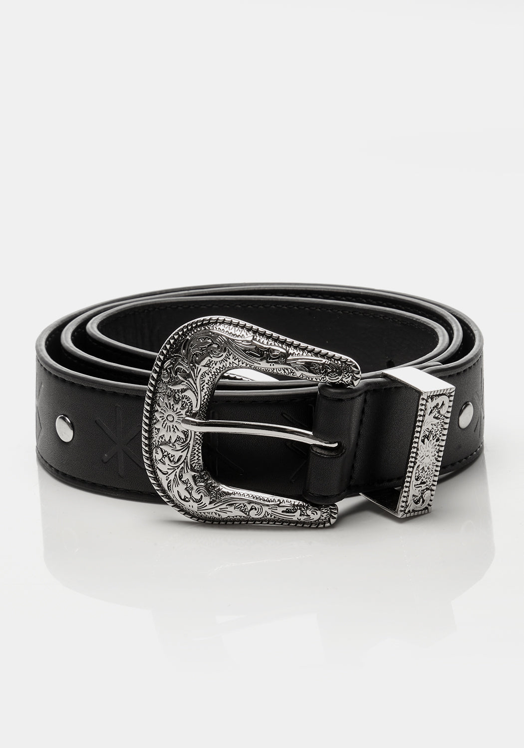 QUEN DEBOSSED JEANS BELT – Disturbia