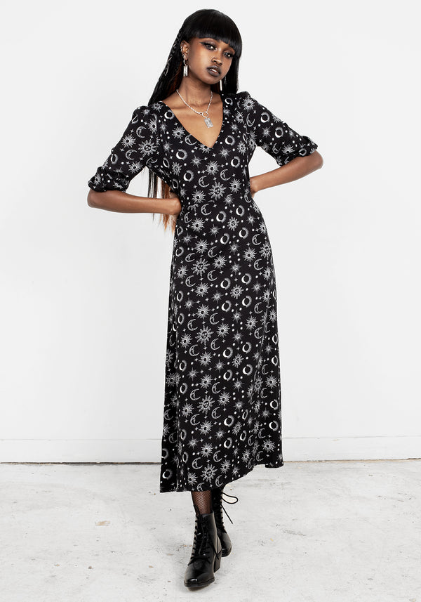 MOONBEAM MIDI DRESS