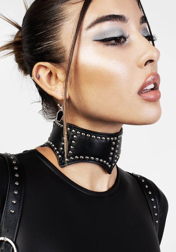 SELENE STUDDED CHOKER