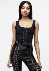 Venom Lace Up Bodice