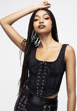 Venom Lace Up Bodice