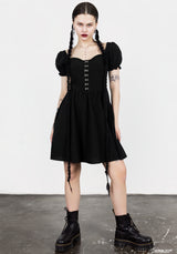 Mortem Ruffle Mini Dress