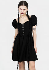 Mortem Ruffle Mini Dress