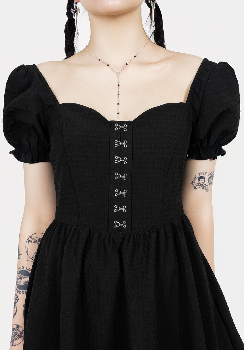 Mortem Ruffle Mini Dress