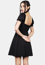 Mortem Ruffle Mini Dress