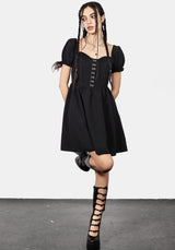 Mortem Ruffle Mini Dress