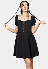 Mortem Ruffle Mini Dress