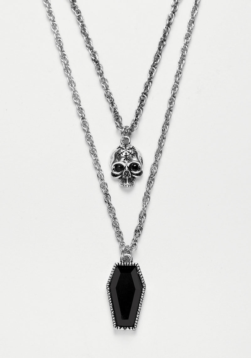 DEATH MULTICHAIN NECKLACE